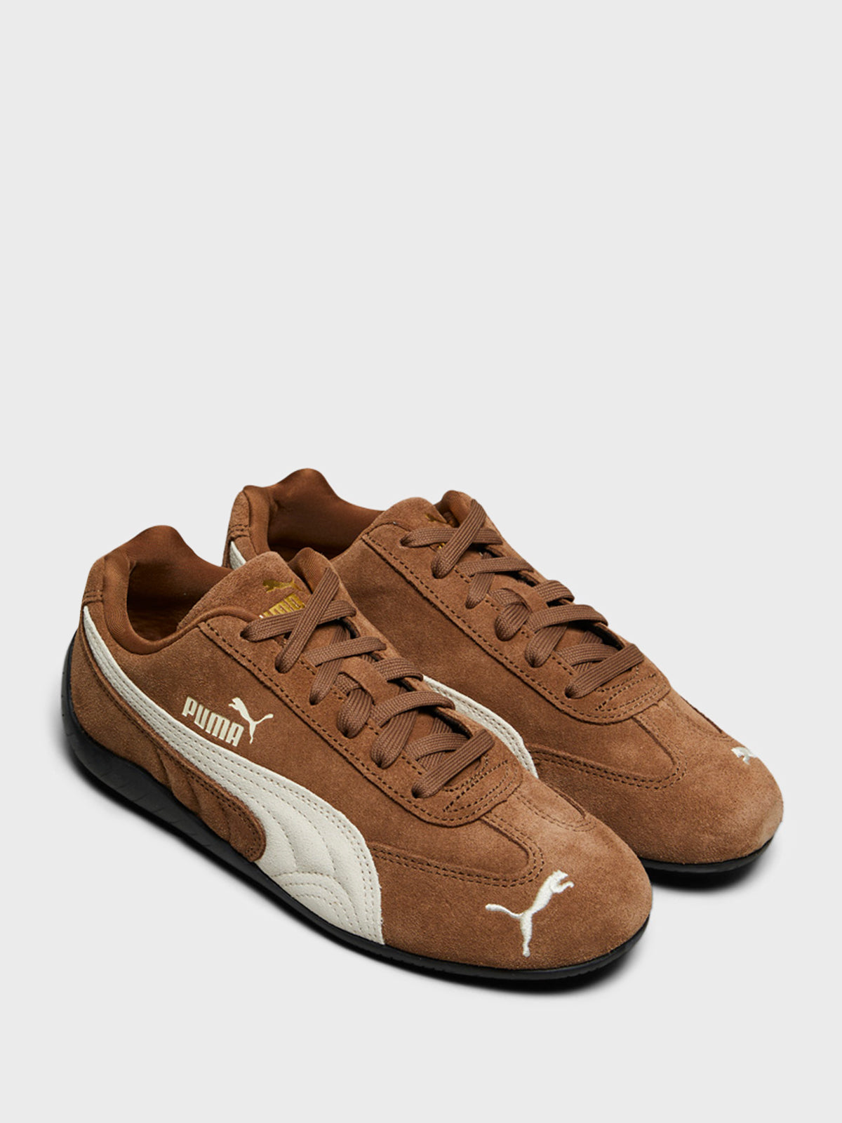 Puma - Speedcat OG Sneakers in Haute Coffee and Frosted Ivory