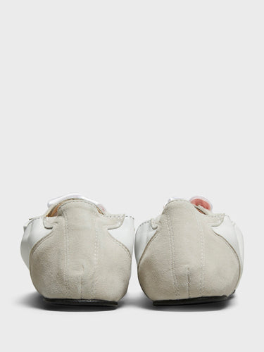 Repetto - Meline Silk Tennis Shoes in Blanc