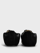Repetto - Meline Silk Tennis Shoes in Noir