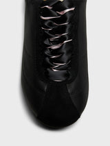 Repetto - Meline Silk Tennis Shoes in Noir