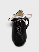 Repetto - Meline Silk Tennis Shoes in Noir