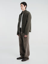 Rier - Full Zip Fleece in Taupe