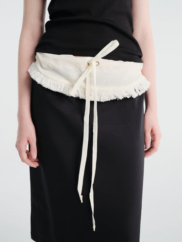 Michelle del Rio - Soledad Skirt in Cream & Black
