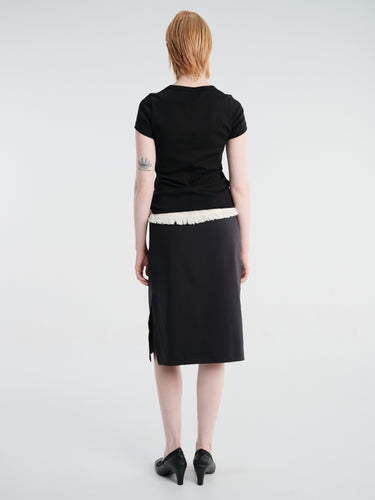 Michelle del Rio - Soledad Skirt in Cream & Black