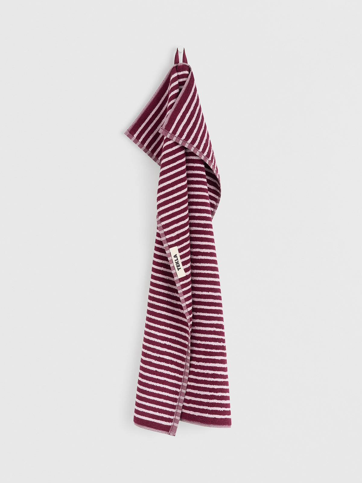 Tekla - Terry Towel in Red and Rose