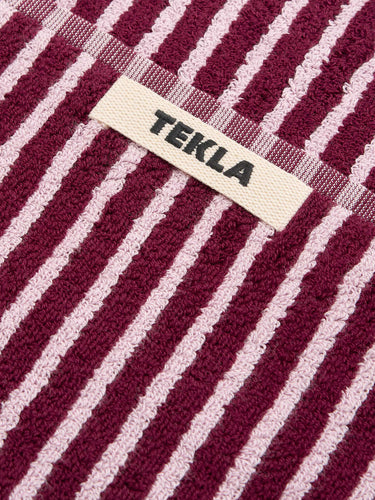 Tekla - Terry Towel in Red and Rose