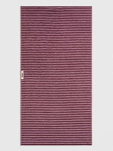 Tekla - Terry Towel in Red and Rose