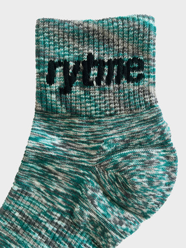 Rytme - Performance Socks in Multi Green