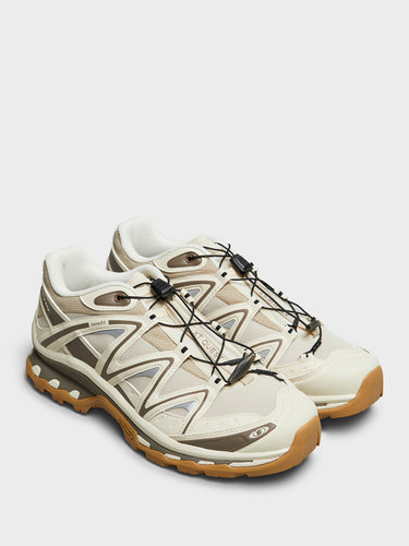 Salomon - XT-Quest Sneakers in Almond Milk, Falcon and White Pepper