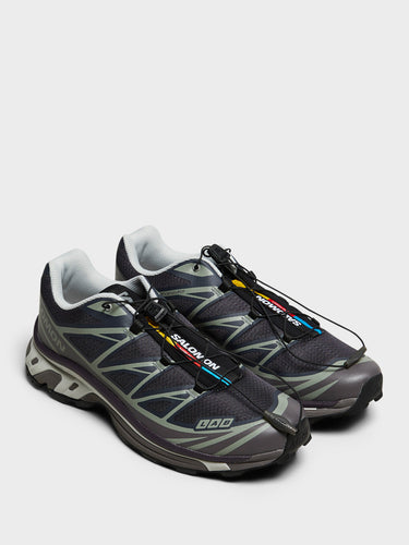 Salomon - XT-6 Sneakers in Nine Iron, Excalibur and Plum Perfect
