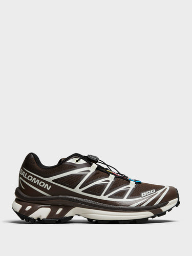 Salomon - XT-6 Sneakers in Black Coffee, French Roast and Vanilla Ice