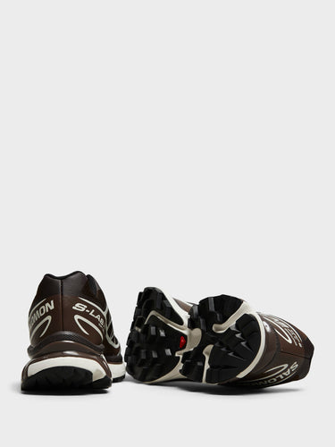 Salomon - XT-6 Sneakers in Black Coffee, French Roast and Vanilla Ice