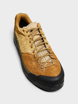 Salomon - X-Alp Suede Sneakers in Bronze Brown, Wood Trush and Safari