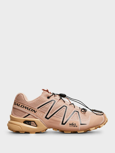 Salomon - Speedcross 3 Satin Sneakers in Mahogany Rose, Black and Hazelnut