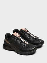Salomon - XT-Pathway 2 Satin Sneakers in Black, Black and Mahogany Rose