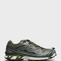 Salomon - XT-6 GTX Sneakers in Olive Night, Sedona Sage and Black