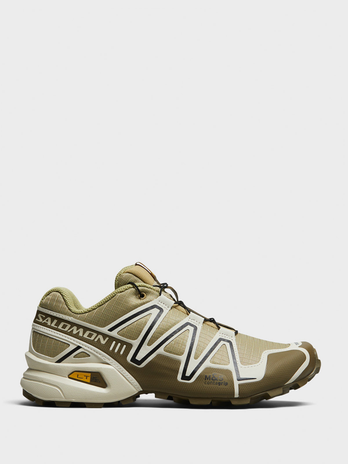 Salomon - Speedcross 3 Sneakers in Military Olive, Sponge and Almond Milk