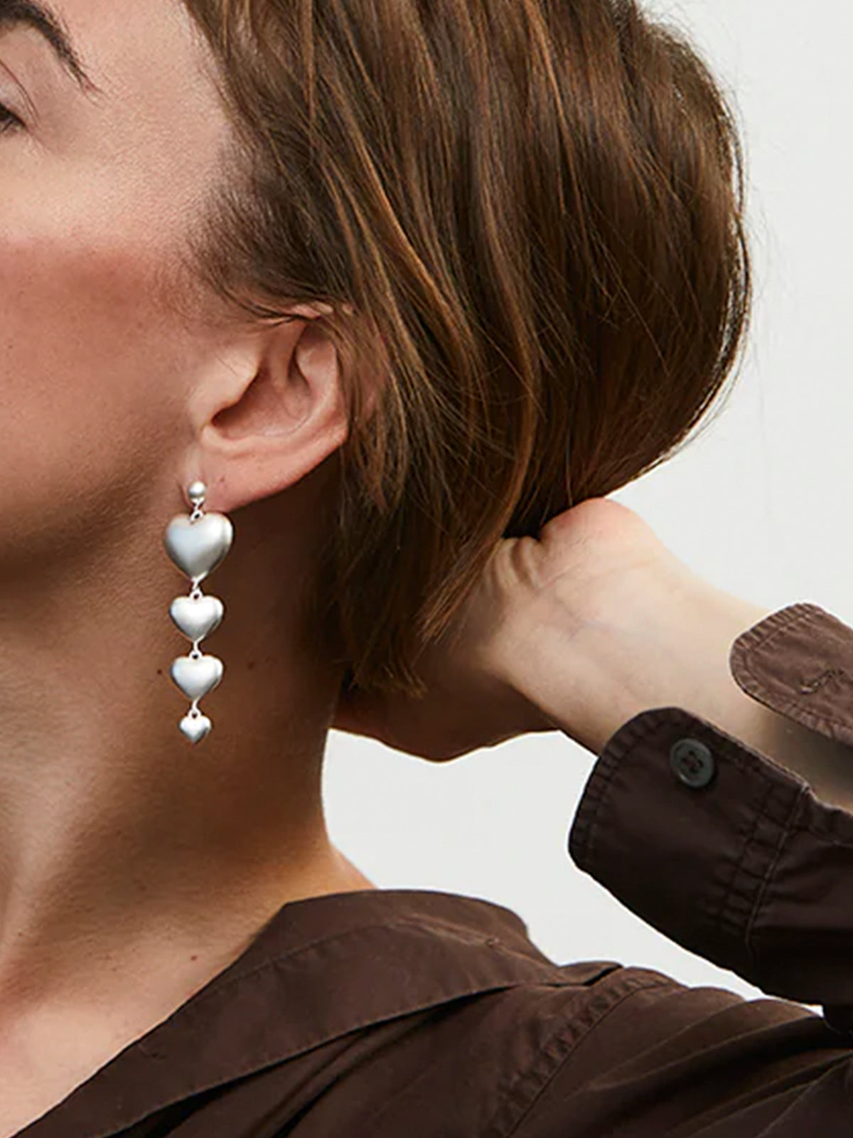 Sanja Earring in Silver -