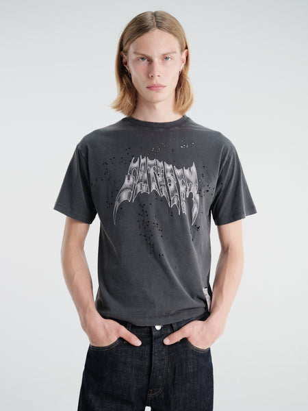 Satisfy - Mothtech T-Shirt in Aged Black Airbrush Glitt – Stoy
