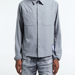 Satisfy - PeaceShell River Shirt in Lava Smoke