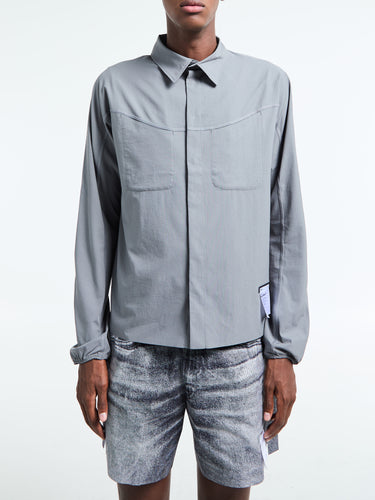 PeaceShell River Shirt in Lava Smoke