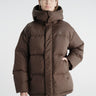 66 North - Dyngja Down Jacket in Dark Brown