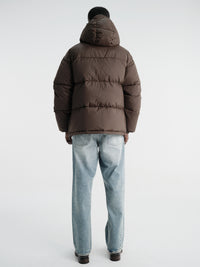 66 North - Dyngja Down Jacket in Dark Brown