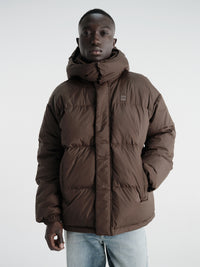 66 North - Dyngja Down Jacket in Dark Brown