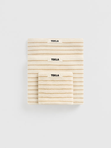 Tekla - Terry Towel in Sienna Stripes