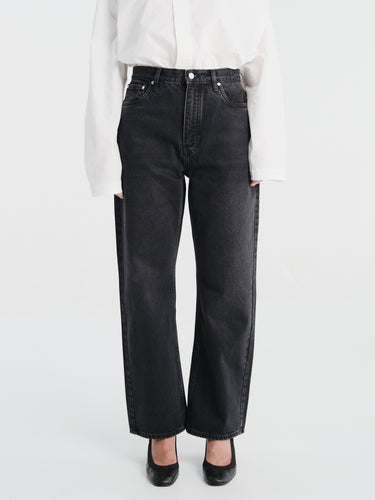 Studio Nicholson - Denjo Denim Pants in Washed Black