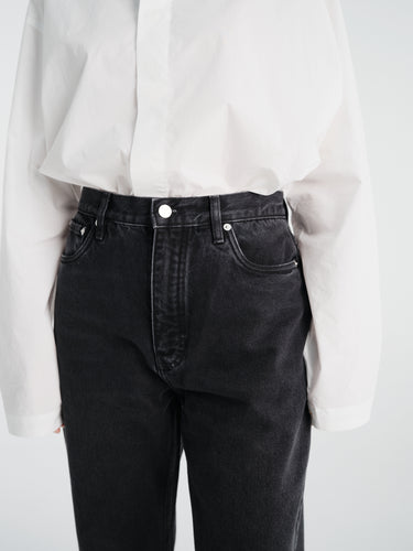 Studio Nicholson - Denjo Denim Pants in Washed Black
