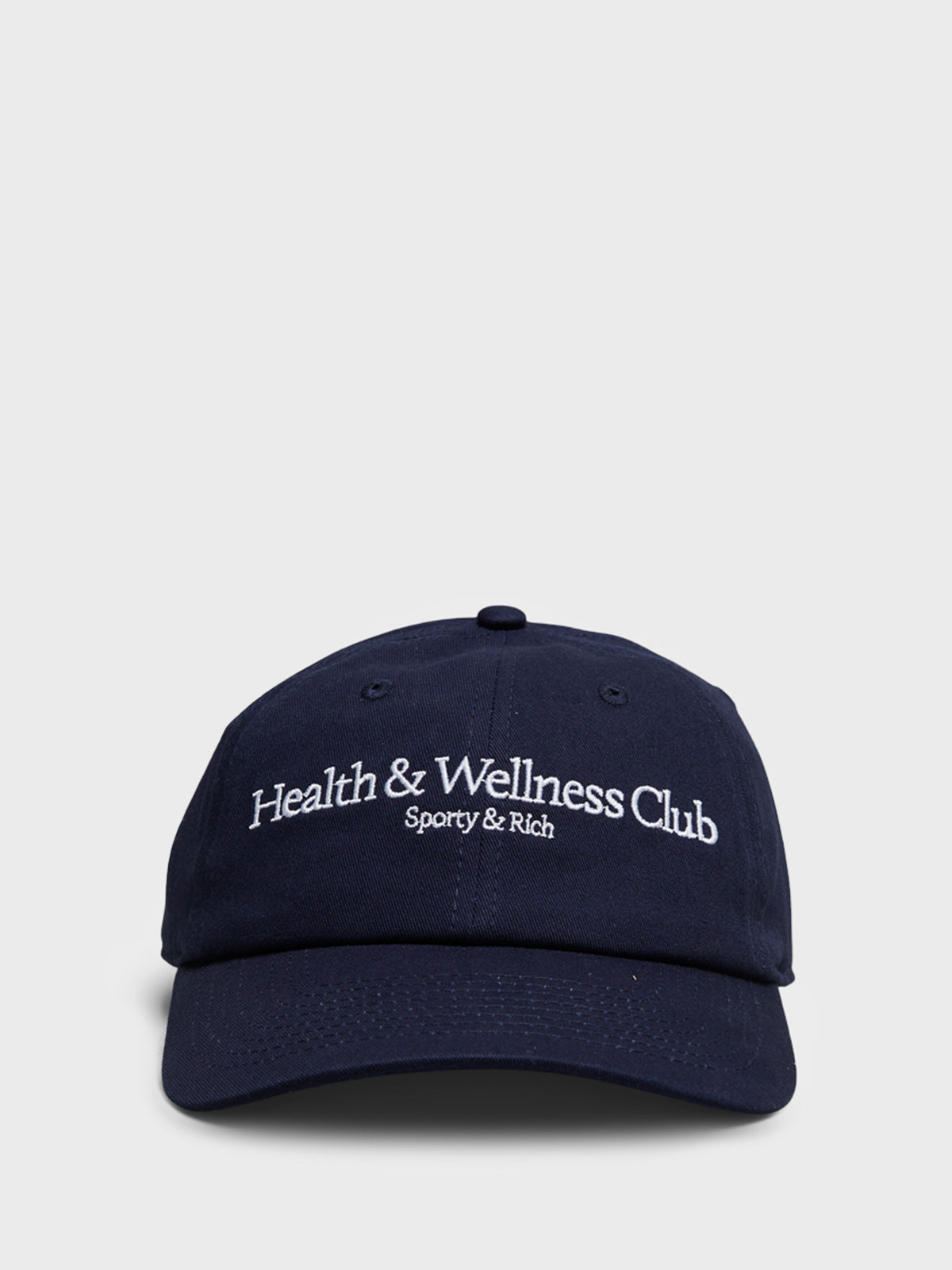 Sporty & Rich - H&W Crest Hat in Dark Navy