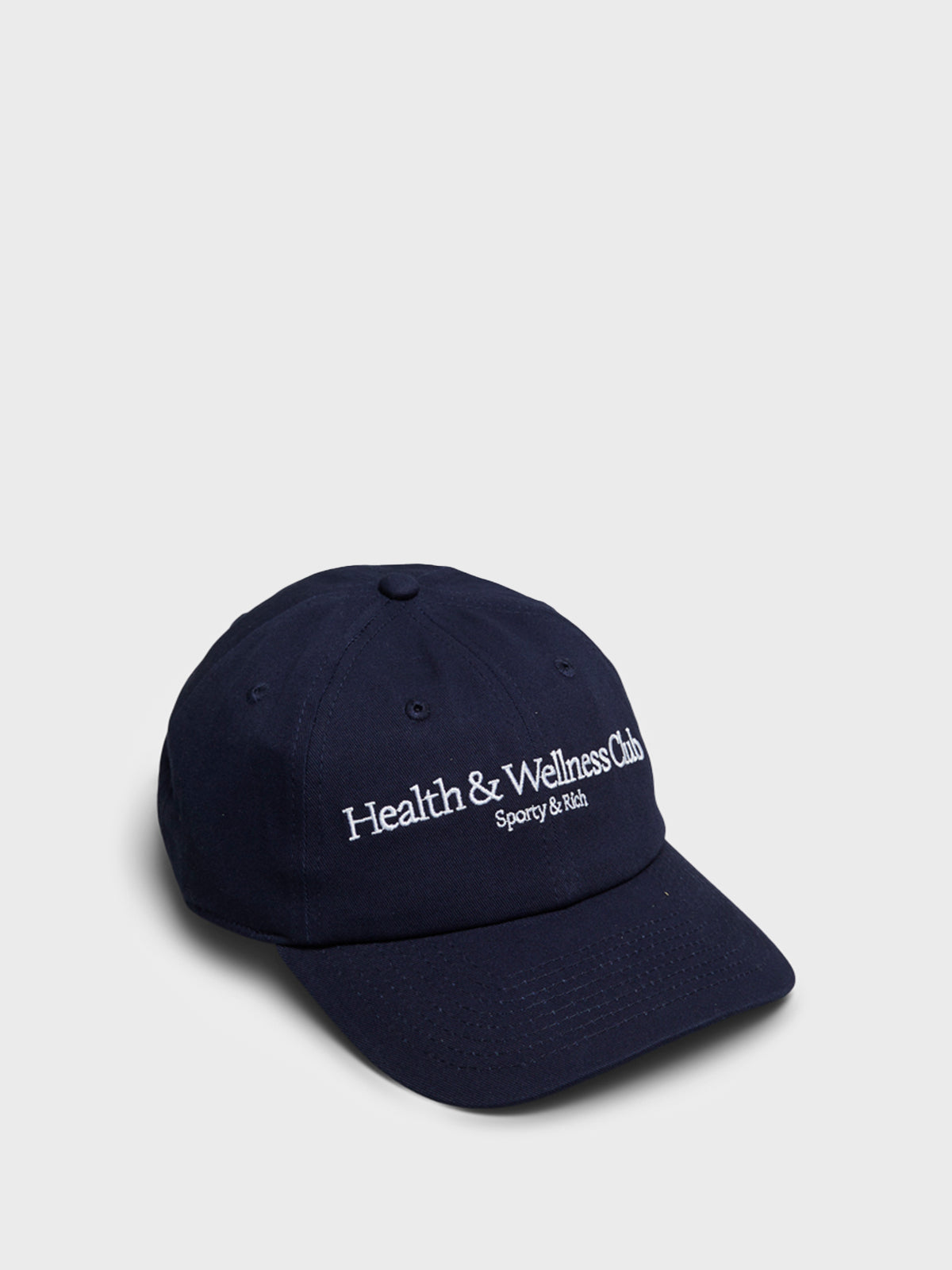 Sporty & Rich - H&W Crest Hat in Dark Navy