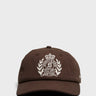 Sporty & Rich - H&W Crest Hat in Chocolate