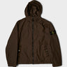 Stone Island - 4100001 Hooded Jacket in Umber