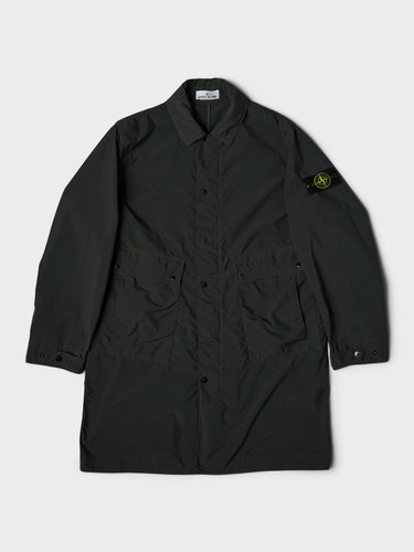 Stone Island - 7100007 Long Coat in Charcoal