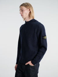 Stone Island - 5100067 Hoodie in Navy Blue