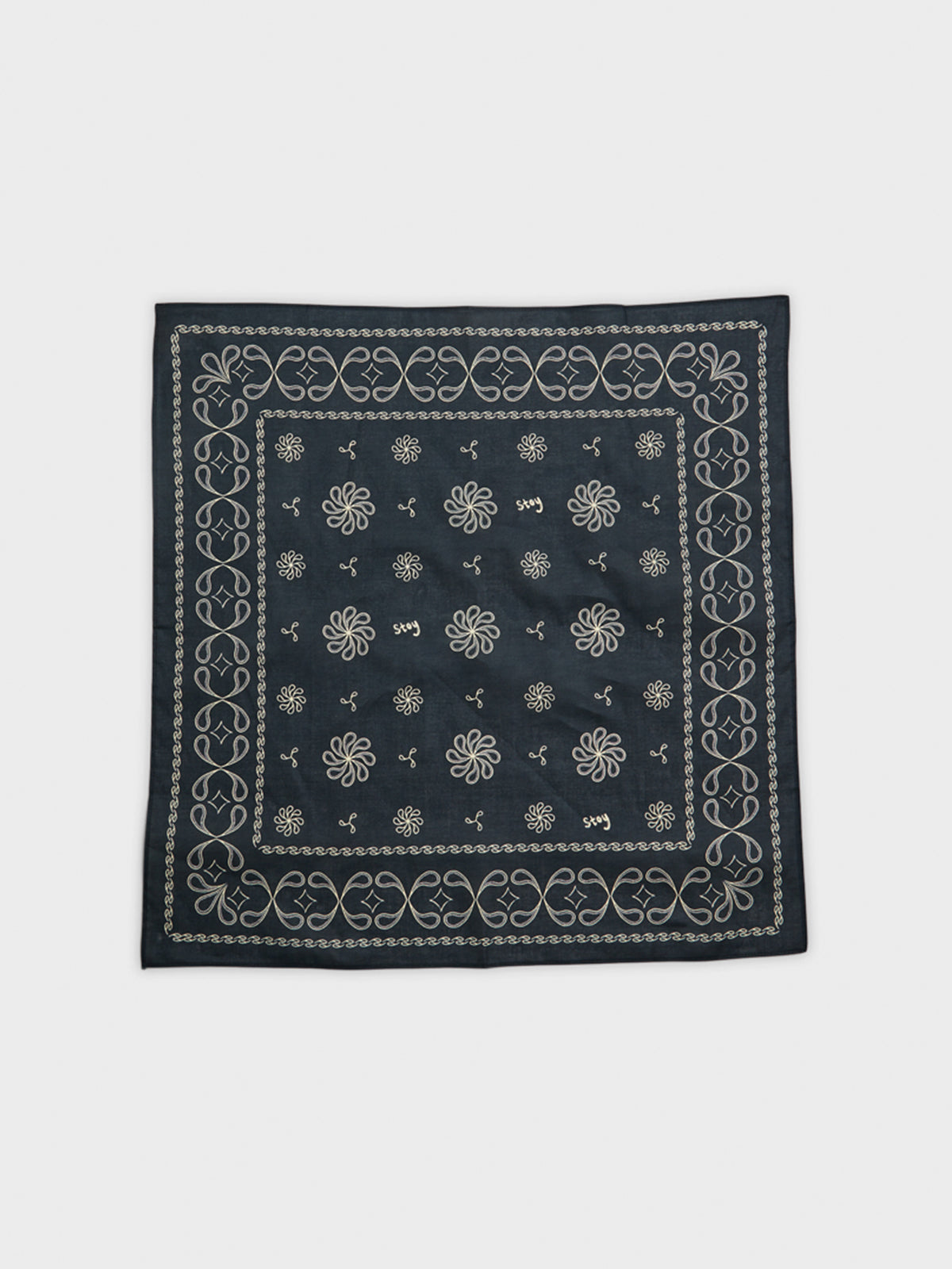 Stoy - Stoy Bandana in Washed Black