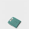 Tekla - Washcloth in Teal Green Stripes