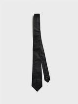 Sunflower - Leather Tie in Black