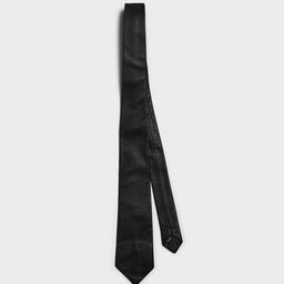 Sunflower - Leather Tie in Black