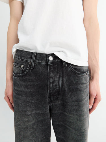 Sunflower - Relaxed Boot Jeans in Deep Black Worn