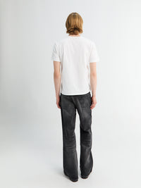 Sunflower - Relaxed Boot Jeans in Deep Black Worn