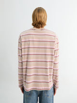 Sunflower - Stripe Longsleeve Pocket T-shirt in Beige