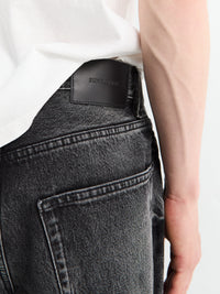 Sunflower - Wide Twist Jeans in Deep Black Worn