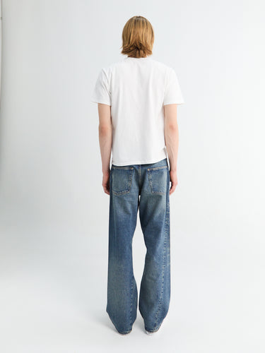 Sunflower - Wide Twist Jeans in Dark Blue Vintage