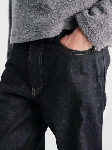Sunflower - Relaxed Boot Selvedge in Raw Indigo
