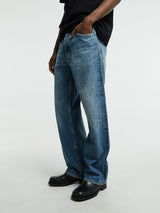 Sunflower - Loose Jeans in Dark Blue Vintage