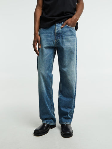 Sunflower - Loose Jeans in Dark Blue Vintage