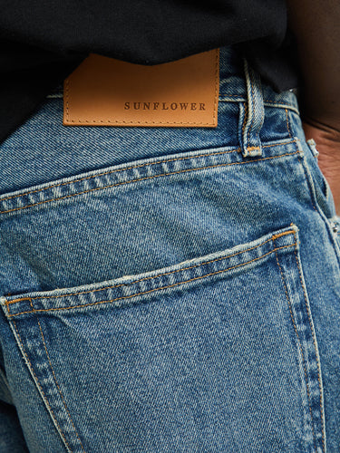 Sunflower - Loose Jeans in Dark Blue Vintage